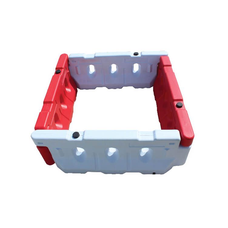 PVC Road Barrier Stackable Plastic Barrier 2mtr*0.8mtr height